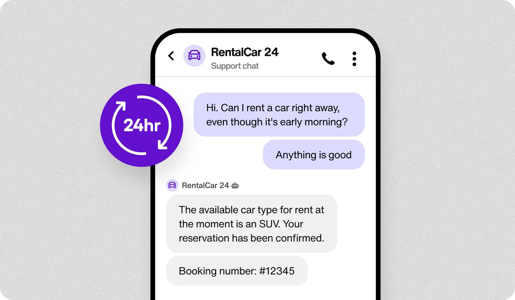 AI chatbot customer service scalable support
