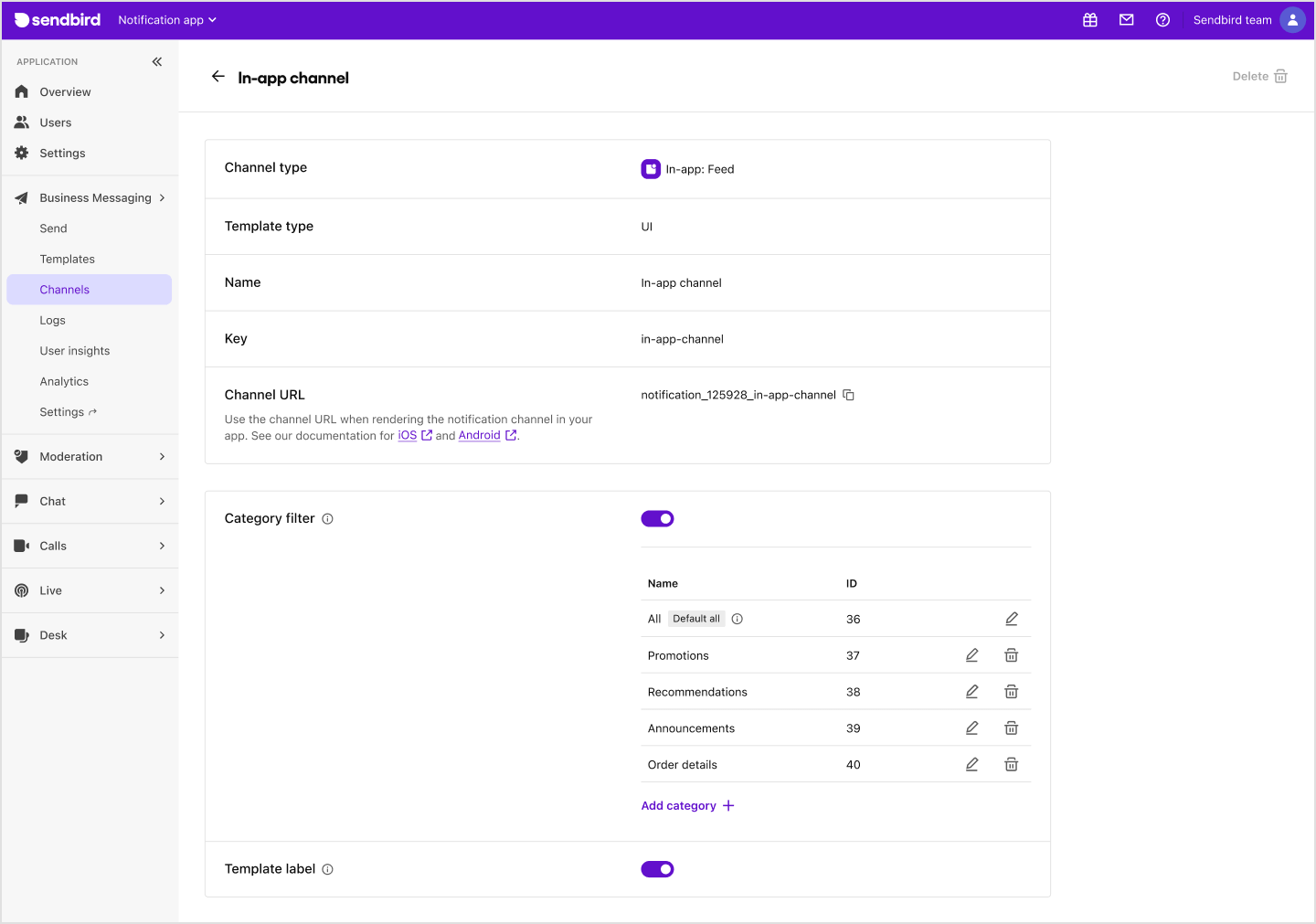 image|a screenshot of in-app channel's Edit page